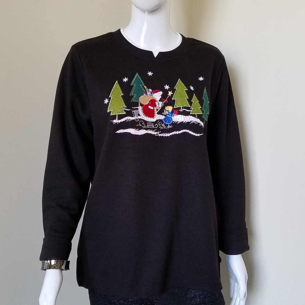 White Stag Christmas Theme Top